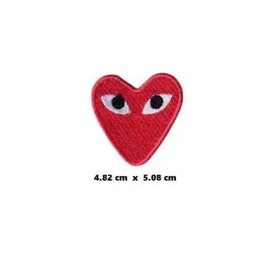 Buy Looking Heart Embroidered Patch Iron On Lovely Patches Badges Transfer Clothes • 3.99£