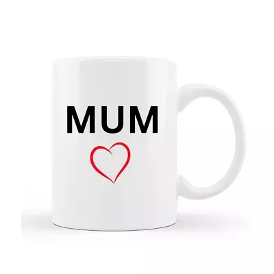 Buy Personalised Mum Mothers Day Heart Custom Any Name Cup Gift • 13.95£
