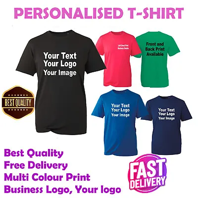 Buy Personalised Christmas Printed T-Shirt Logo Text Hen Party Business Birthday Top • 13.99£