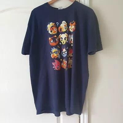 Buy Animal Crossing Unisex T-shirt Gildan Softstyle 100% Cotton Men's 50   Navy • 11.01£