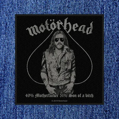Buy Motorhead - 49% M**********r   (new) Sew On Patch Official Band Merch • 4.75£