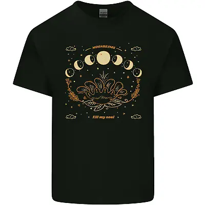 Buy Moonbeams Moon Phases Celestial Pagan Mens Cotton T-Shirt Tee Top • 10.98£
