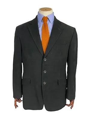 Buy Rochas Paris Blazer Jacket 44R Cotton Twill Black 3 Button • 22.99£