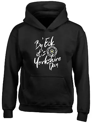 Buy By 'Eck It's Yorkshire Day Kids Hoodie Funny Boys Girls Gift Top • 13.99£