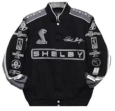 Buy Authentic Mustang Shelby Racing Cotton Twill Black Jacket  JH Design  Xl New • 249£