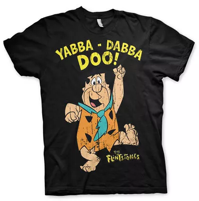 Buy Fred Flintstone Yabba Dabba Doo The Flintstones Official Tee T-Shirt Mens • 18.27£