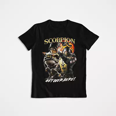 Buy Vintage Graphic Mortal Kombat, Scorpion T-Shirt, Mens Gaming Graphic Tee • 24.99£