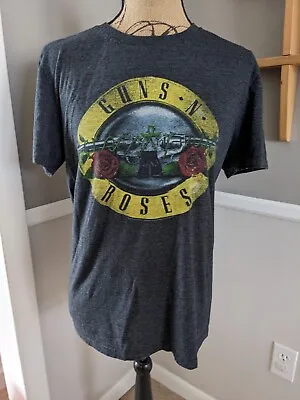Buy Guns N And Roses Was Here 2-sided Concert T Shirt  Charcoal Gray Old Navy Size S • 14.19£