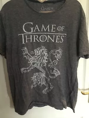 Buy Mens Game Of Thrones Grey T Shirt Next Size Medium • 2.99£