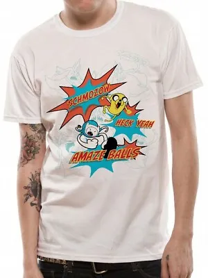 Buy Adventure Time Amaze Balls T Shirt White Adult 2XL • 8.99£