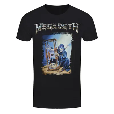 Buy Megadeth T-Shirt Countdown Hourglass Band Official New Black • 15.95£