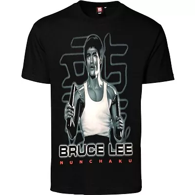 Buy New  T-Shirt (BRUCE LEE) Nun Chaku Both Side Print • 12.99£