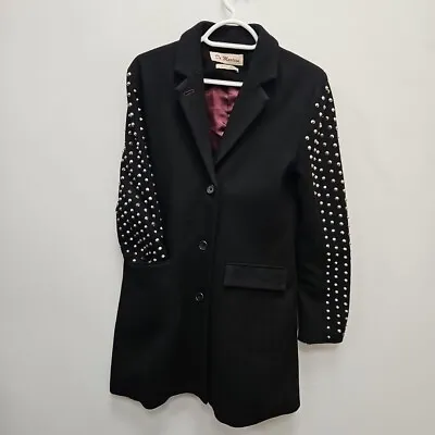 Buy Dr Martens Y2K Studded Spike Wool Button Up Coat Jacket Size Small Womens Rare • 199.99£