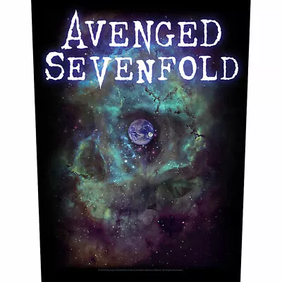 Buy AVENGED SEVENFOLD Nebula 2019 GIANT BACK PATCH 36 X 29 Cms OFFICIAL MERCH A7X • 9.95£