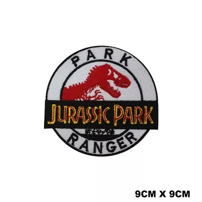 Buy Jurassic Park Ranger Movie Logo Embroidered Patch Iron On/Sew On Patch Batch • 2.09£