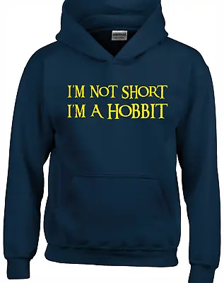 Buy I'm Not Short I'm Hobbit Hoody Hoodie Funny Lord Of Rings Fan The Design Retro • 16.99£