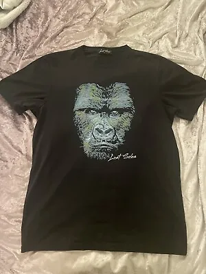 Buy Lost Soles Blue Green Gorilla Short Sleeve Black T Shirt - SOLD OUT - Size L • 5£