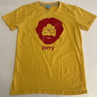Buy Grateful Dead Jerry Garcia Yellow Short Sleeve T-Shirt Size Medium • 13.51£