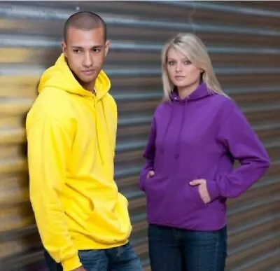 Buy Unisex Pull-On Hoodies - No Zip - Range Of Colours & Sizes - AWDis Just Hoods • 10.99£