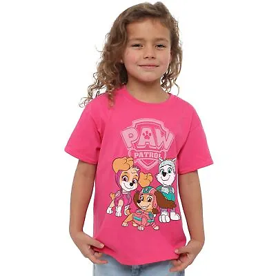 Buy Paw Patrol Girls T-Shirt Sky Everest Justice Logo Top Tee 3-8 Years Official • 11.99£