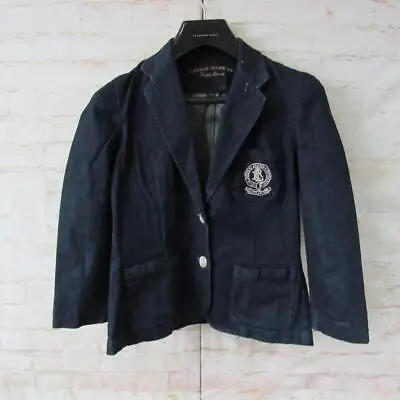 Buy Womens Ralph Luren Buttoned Stretch Denim Jacket Chestsize 34/36 Uk 8/10 Nc08574 • 12.09£