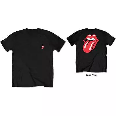 Buy The Rolling Stones Unisex T-Shirt: Classic Tongue (Back Print/Retail Pack) OFFIC • 18.55£