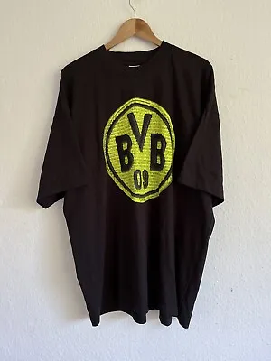 Buy Nike BVB 09 Borussia Dortmund Vintage 90's Big Logo Rare T-Shirt (Jersey, Top) • 66.81£