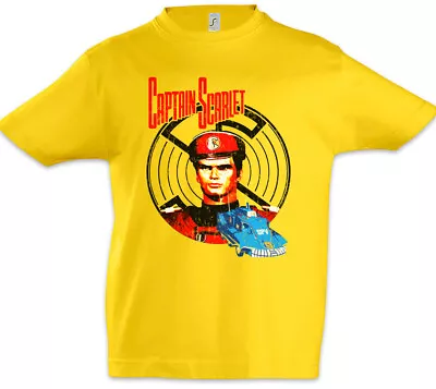 Buy Captain Scarlet Kids Boys T-Shirt Retro And Geek The Nerd Mysterons • 16.99£
