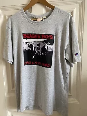 Buy Champion X Beastie Boys T Shirt Grey Heather XL • 44.95£