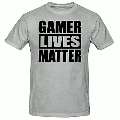 Buy Gamer Lives Matter T Shirt, Men's T Shirt, Black Or Grey, Unisex T Shirt • 9.50£