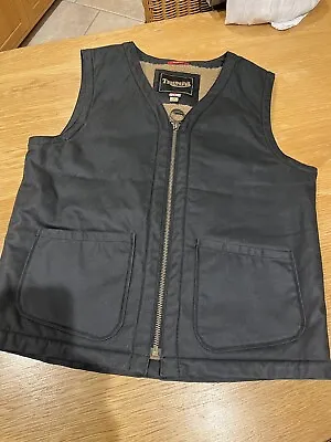 Buy Men’s Triumph Gilet Clayton ( Heavy Duty Canvas) Wax Vest Size M Fleece. New. • 74£