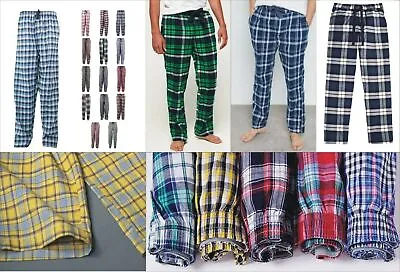 Buy Woven Check PolyCotton Mens Pyjamas Night Wear Bottoms Lounge Pants Trousers  • 4.99£