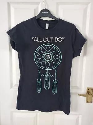Buy Fall Out Boy Tshirt - Ladies Skinny Fit - Medium 8/10 Dreamcatcher • 20£