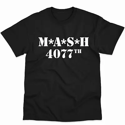 Buy Mash 4077th Military Funny Tv Show 70s Radar Party Vintage Retro Army T Shirt • 10.99£