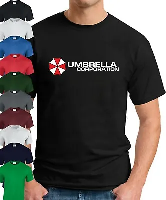 Buy UMBRELLA CORPORATION T-SHIRT > Funny Geeky Nerdy Resident Evil Gift Mens Top • 9.49£