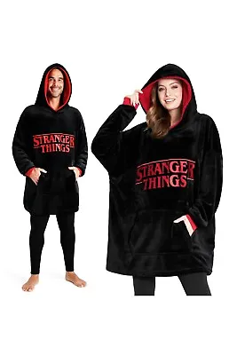 Buy Stranger Things Unisex Oversized Over The Head Hoodie Cozy Warm Hoody • 40.99£