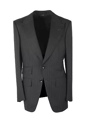 Buy TOM FORD Atticus Gray Striped Sport Coat Size 46 / 36R U.S. Jacket Blazer  Ne... • 1,349.10£
