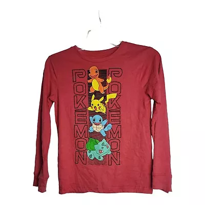 Buy Pokemon Kids T Shirt Long Sleeve Top Pikachu Charmander Size Medium  • 15.74£