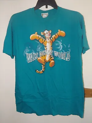 Buy Walt Disney World Large Teal Tigger Tshirt • 7.56£