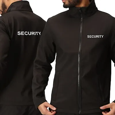 Buy Security Staff Workwear Uniform Water-Resistant Warm 2-Layer Softshell Jacket • 22.95£