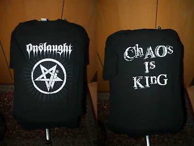 Buy Onslaught - Chaos T Shirt XL NEW Over Kill Exodus Death Angel Forbidden Slayer • 20£