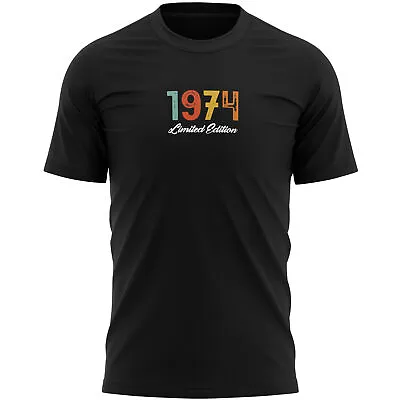Buy Vintage 50th Birthday Mens T Shirt Shirt Funny Him Grunge Bday Men • 14.99£