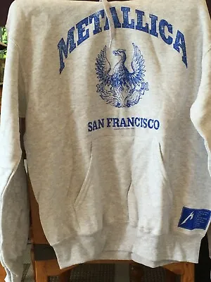 Buy Metallica San Francisco Grey Pullover Hoodie Medium New • 34.99£