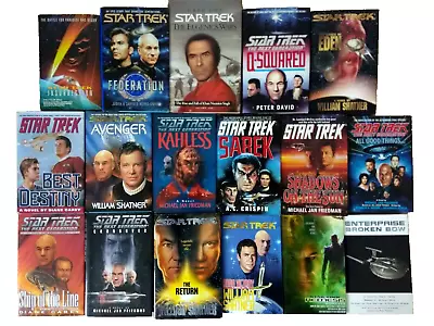 Buy Star Trek Hardback Books Bundle X 17 Sci-Fi Classic TV Series Various Hardcover • 159£