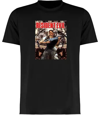 Buy Resident Evil 1 1996 Cover Gaming Black T-Shirt • 12.99£