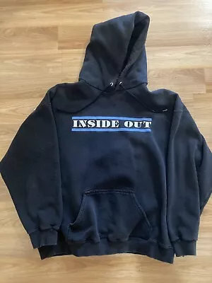 Buy Inside Out Band Hoodie - Vintage - Rage Against The Machine - 90s - VERY RARE • 241.05£