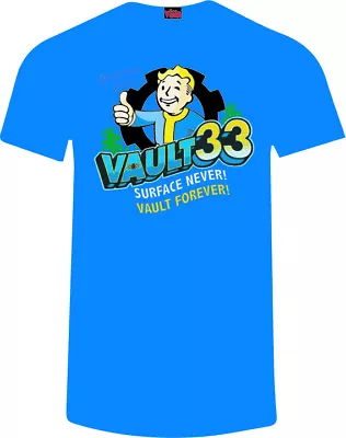 Buy Vault 33 Boy Tee - Fallout Vault-Tec Vault Boy Lucy The Ghoul Maximus • 16.99£