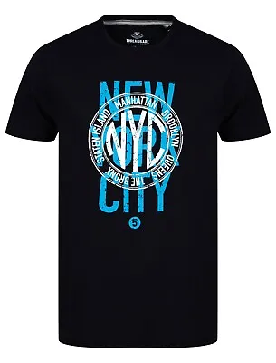 Buy New Men's Cotton NYC Graphic New York City Print T-Shirt Short Sleeve Tee Top • 6.90£