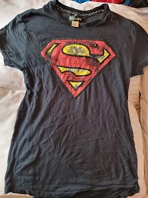 Buy Mens Religion Superman Tshirt Small Black Good Condition Ultra Rare Dc Comics • 16.99£