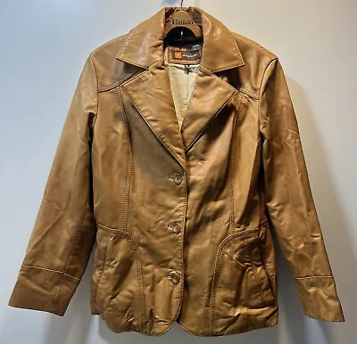 Buy SUPERNATURAL 4 Panel DEAN WINCHESTER WILSONS Camel Leather JACKET Womens Size XL • 760.12£
